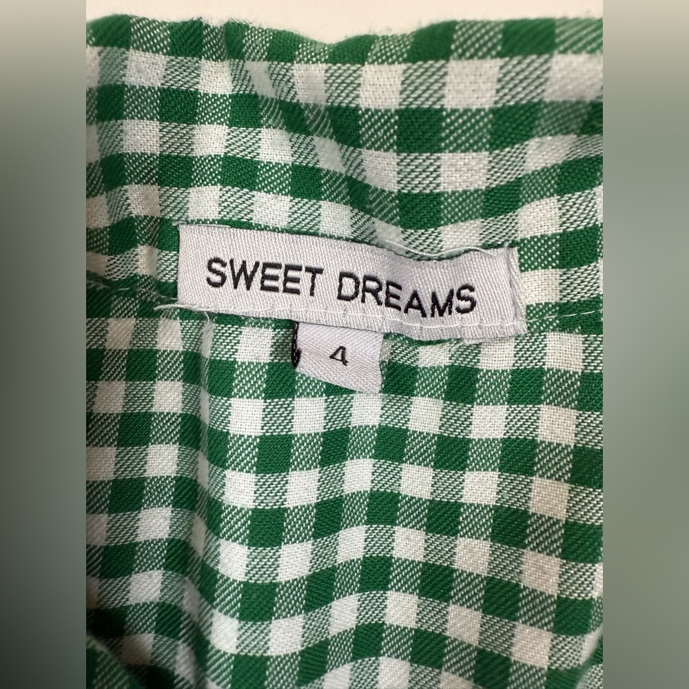 Sweet Dreams ruffled two piece girls pajama set size 4 (bin R) - Picture 3 of 6